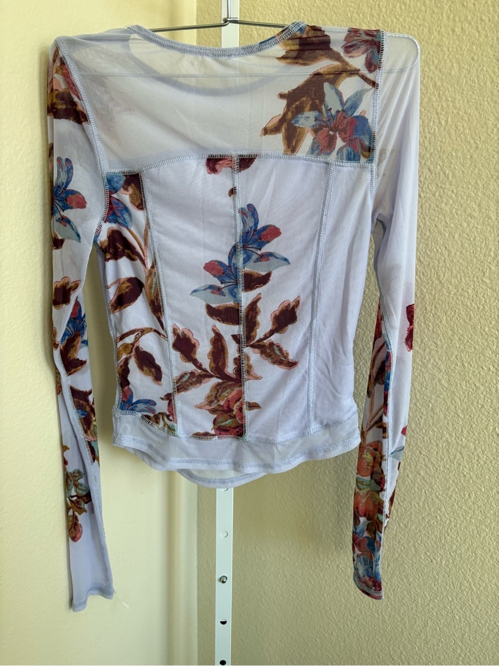 Free People Betty's Garden Top in Blue Combo - Size S - Picture 7 of 7